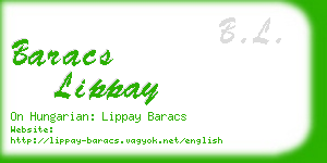 baracs lippay business card
